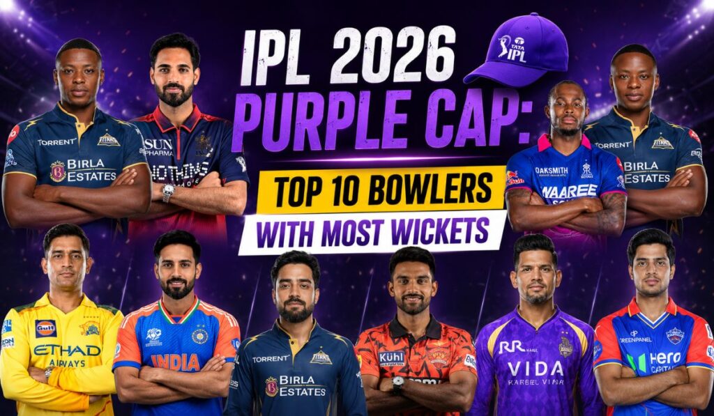 IPL 2026 Purple Cap Top 10 Bowlers With Most Wickets