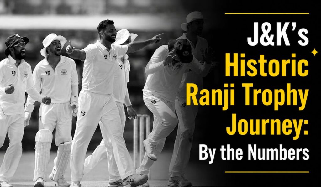 J&K's Historic Ranji Trophy Journey: By the Numbers