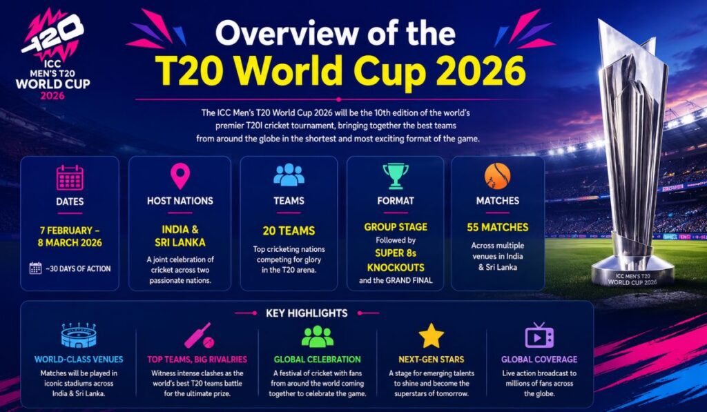 Overview of the T20 World Cup 2026