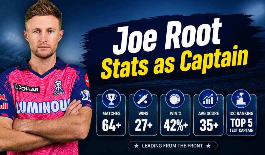 Joe Root Stats as Captain