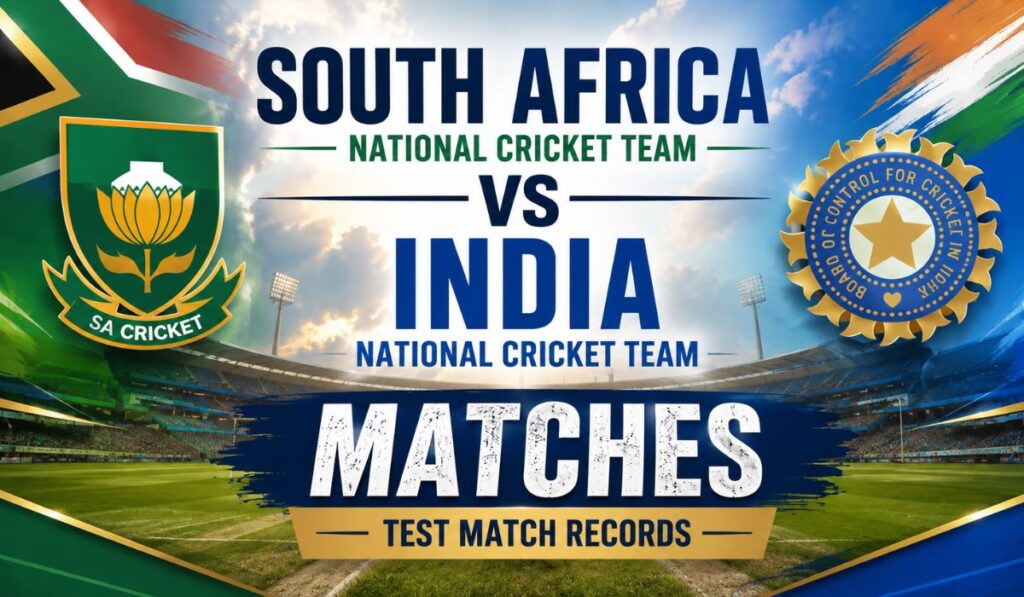 South Africa National Cricket Team vs India National Cricket Team Matches Test Match Records