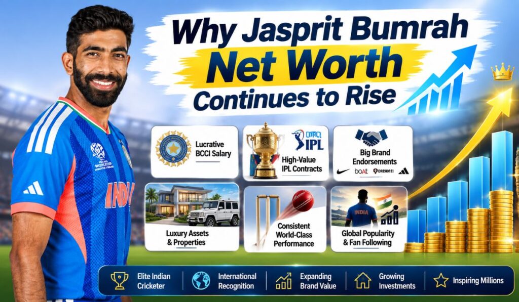 Why Jasprit Bumrah Net Worth Continues to Rise