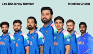 1 to 100 Jersey Number in Cricket India List (Updated 2026)