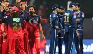 Gujarat Titans vs Royal Challengers Bengaluru Timeline