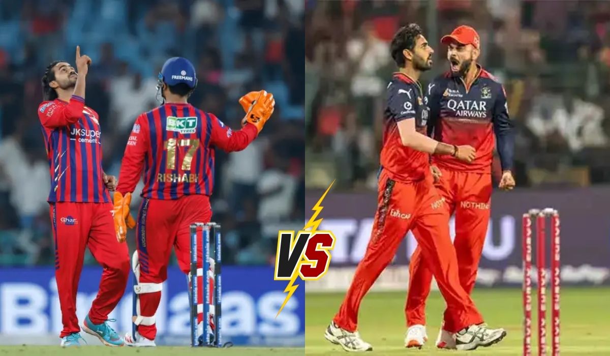 Lucknow Super Giants vs Royal Challengers Bengaluru Standings