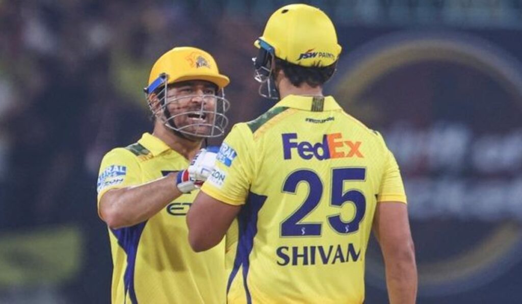 Shivam Dube Jersey Number in IPL