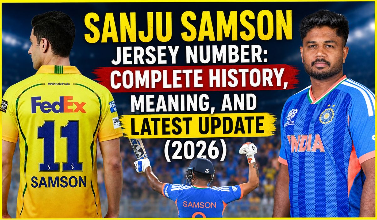 Sanju Samson Jersey Number