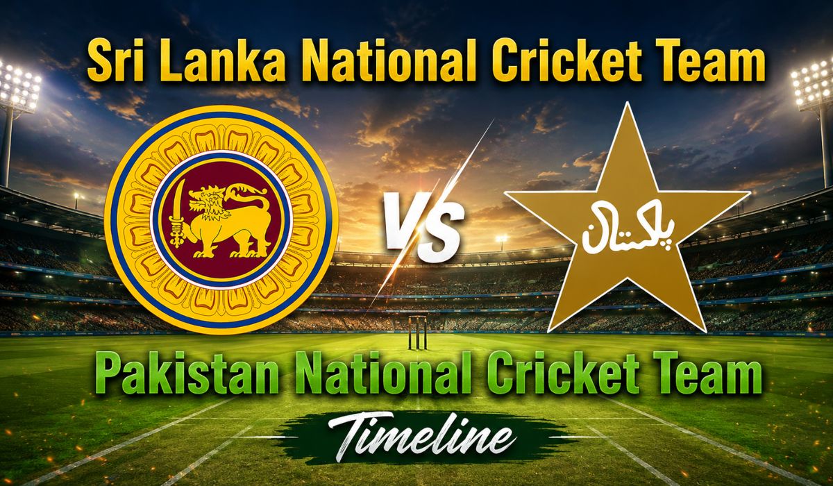 Sri Lanka National Cricket Team vs Pakistan National Cricket Team Timeline
