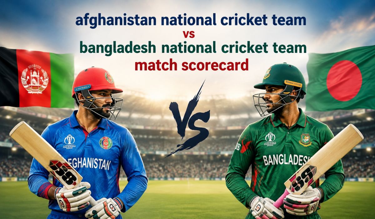Afghanistan National Cricket Team vs Bangladesh National Cricket Team Match Scorecard