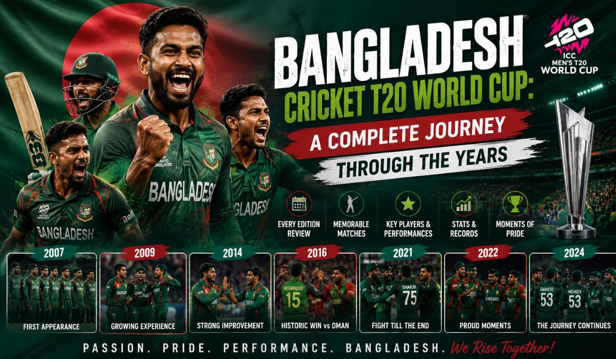 Bangladesh Cricket T20 World Cup A Complete Journey Through the Years