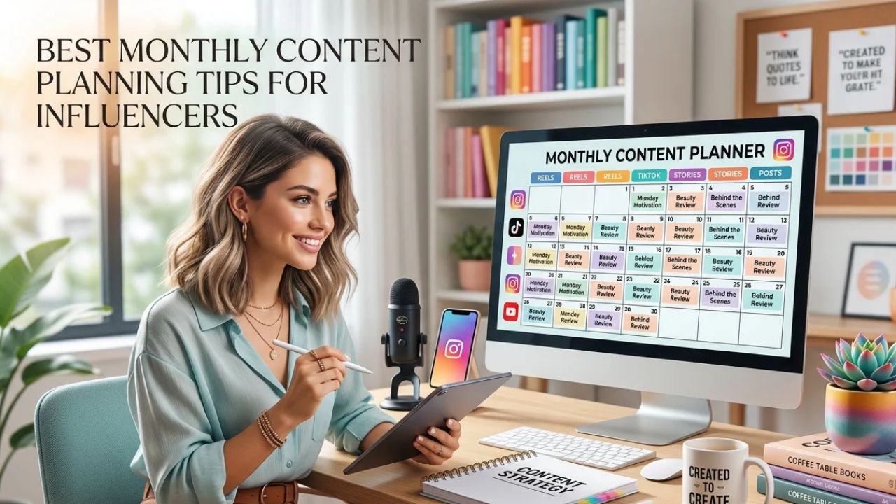 Best Monthly Content Planning Tips for Influencers