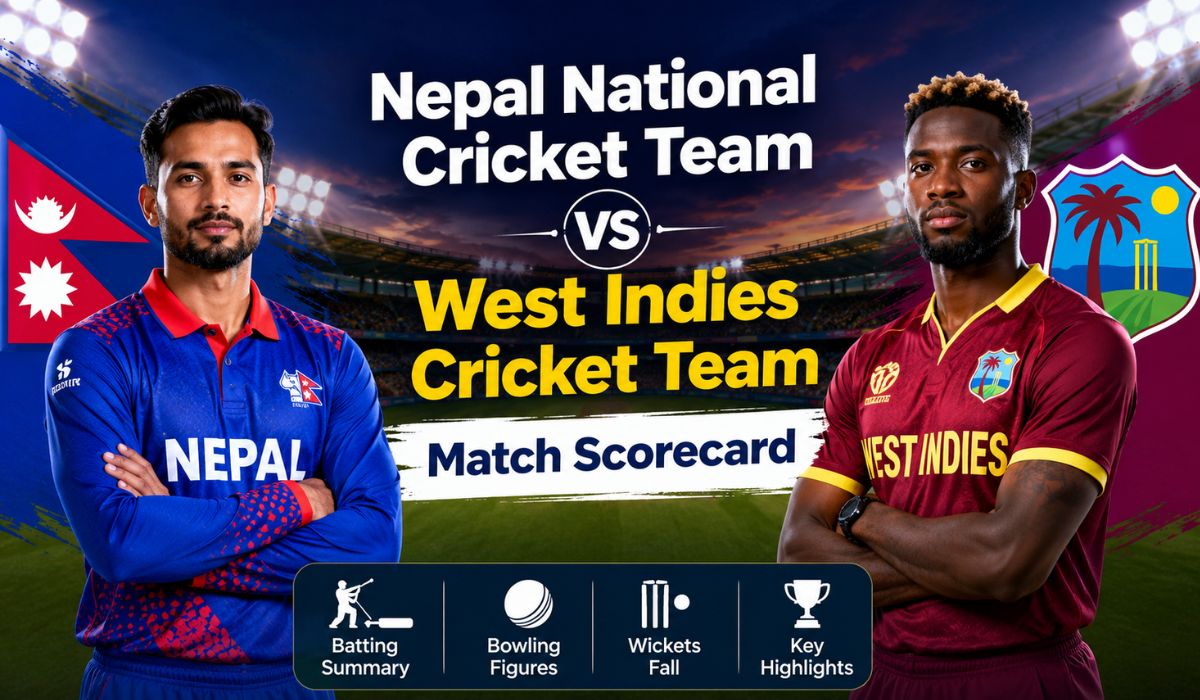 Nepal National Cricket Team vs West Indies Cricket Team Match Scorecard