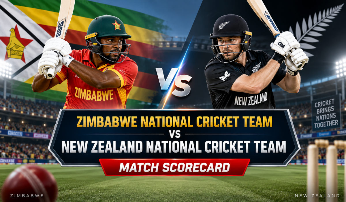 Zimbabwe National Cricket Team vs New Zealand National Cricket Team Match Scorecard