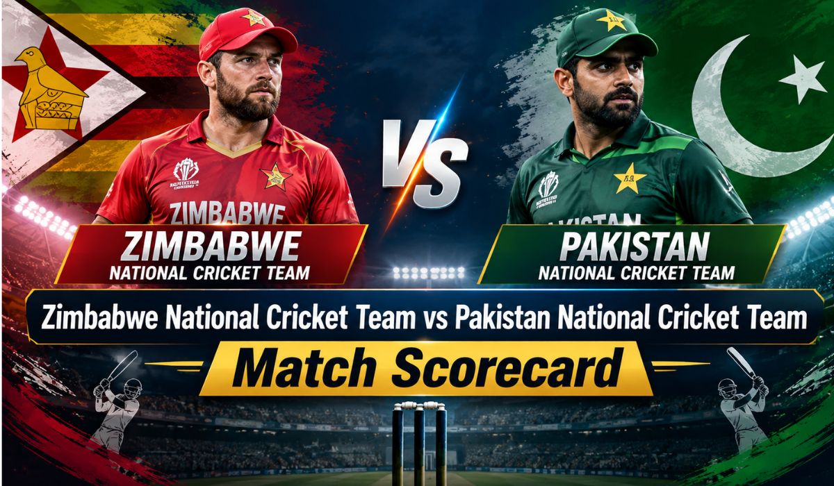 Zimbabwe National Cricket Team vs Pakistan National Cricket Team Match Scorecard
