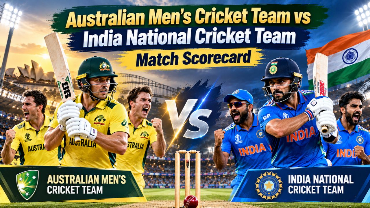 Australian Men Cricket Team vs India National Cricket Team Match Scorecard (1)