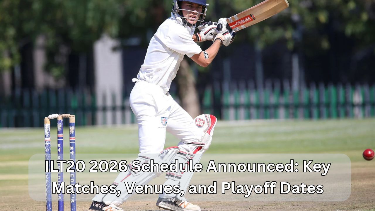 ILT20 2026 Schedule Announced