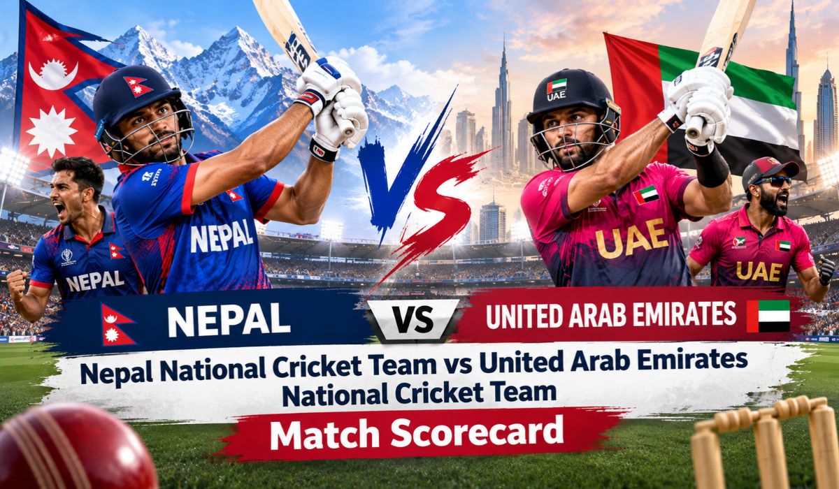 Nepal National Cricket Team vs United Arab Emirates National Cricket Team Match Scorecard
