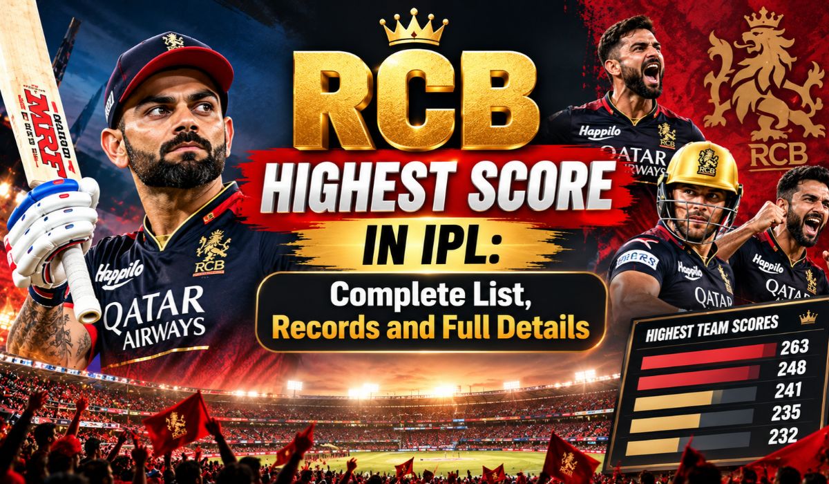 RCB Highest Score in IPL